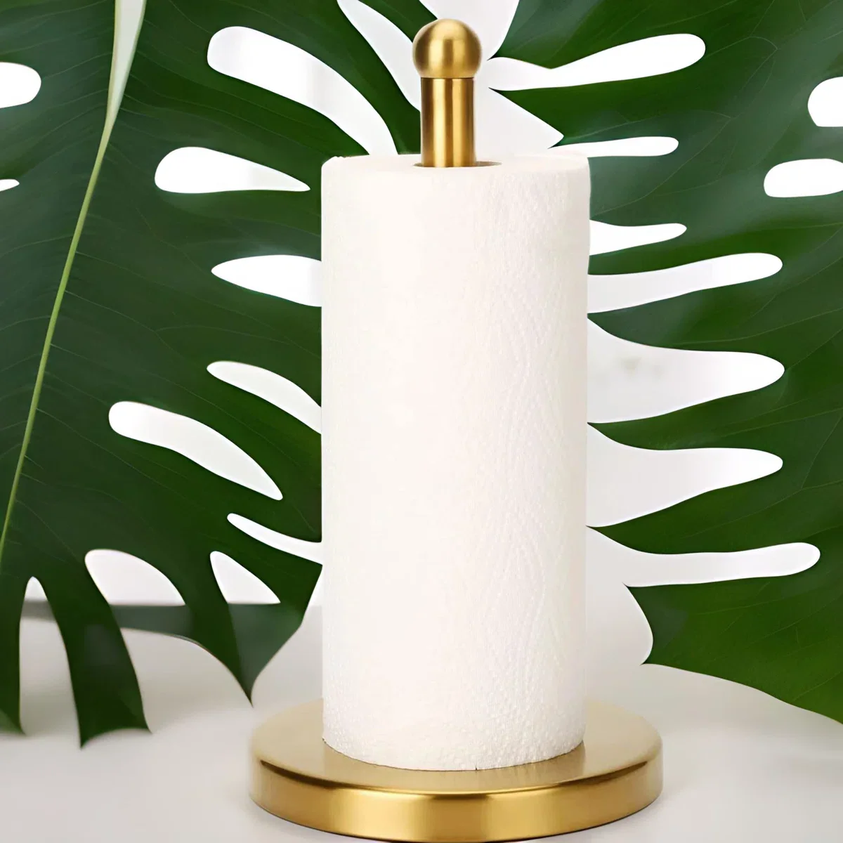 Stainless Steel Freestanding Paper Towel Holder - Image 2