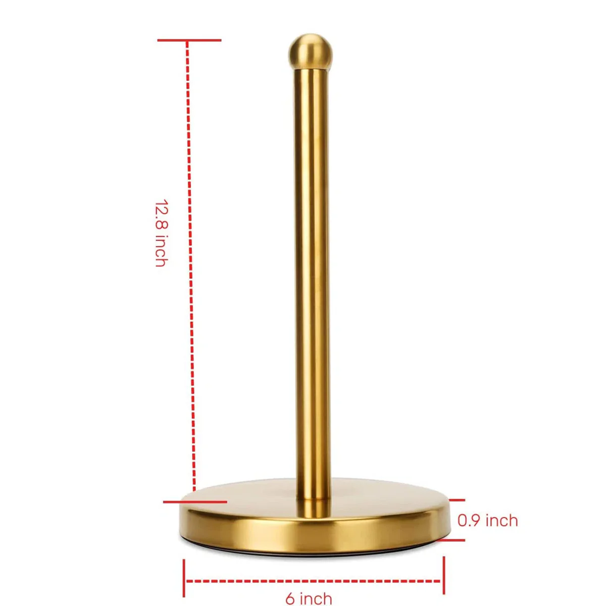 Stainless Steel Freestanding Paper Towel Holder - Image 3
