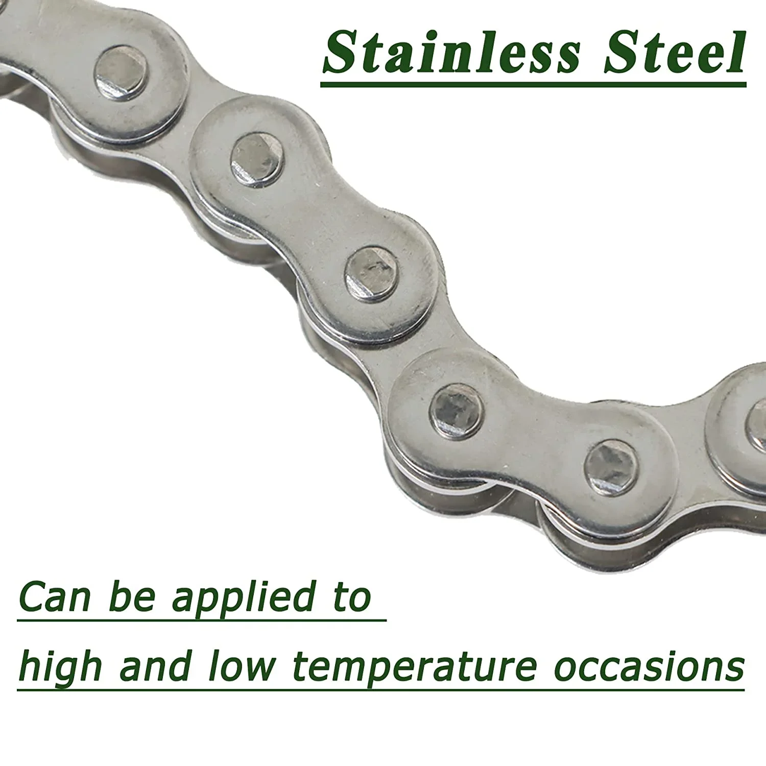 Stainless Steel Roller Chain 240 Links with 1 Connecting Links - Image 3