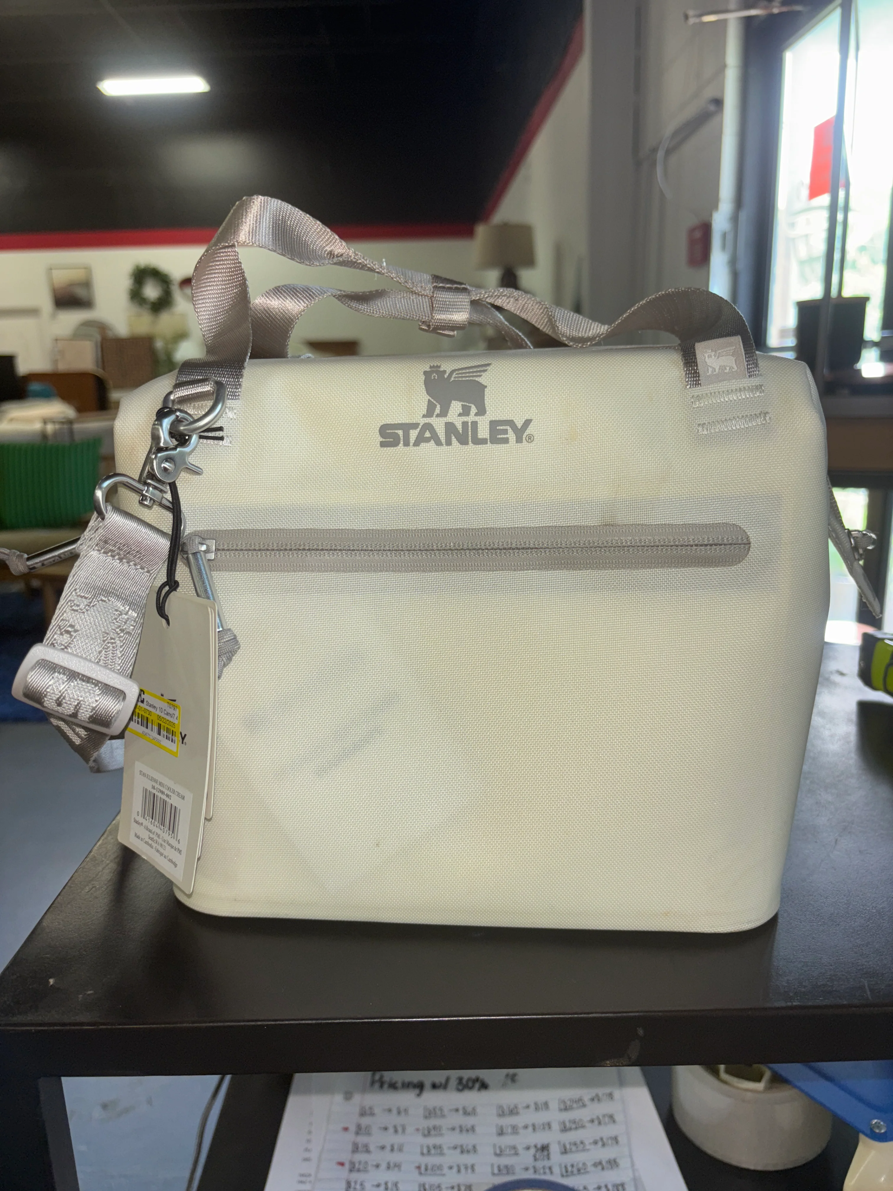 Stanley (10 Cans/7.2qt) All Day Julienne Mini Bag Cooler - Cream SHOWROOM ITEM - Image 2