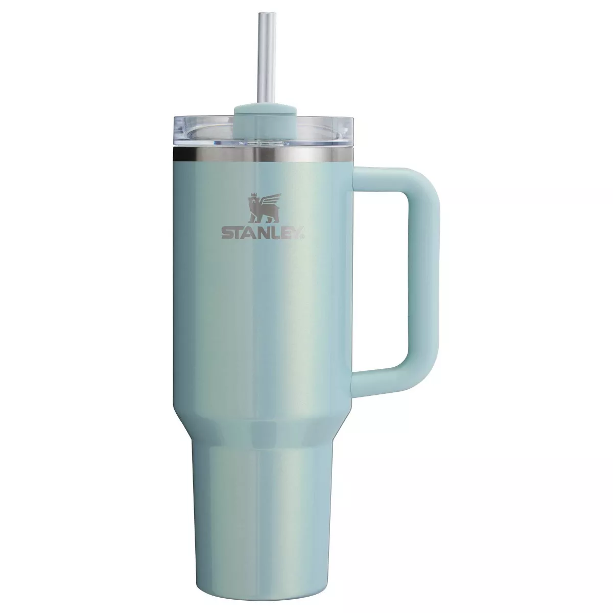 Stanley 40 oz Stainless Steel H2.0 FlowState Quencher Tumbler - Blueberry Milk SHOWROOM ITEM