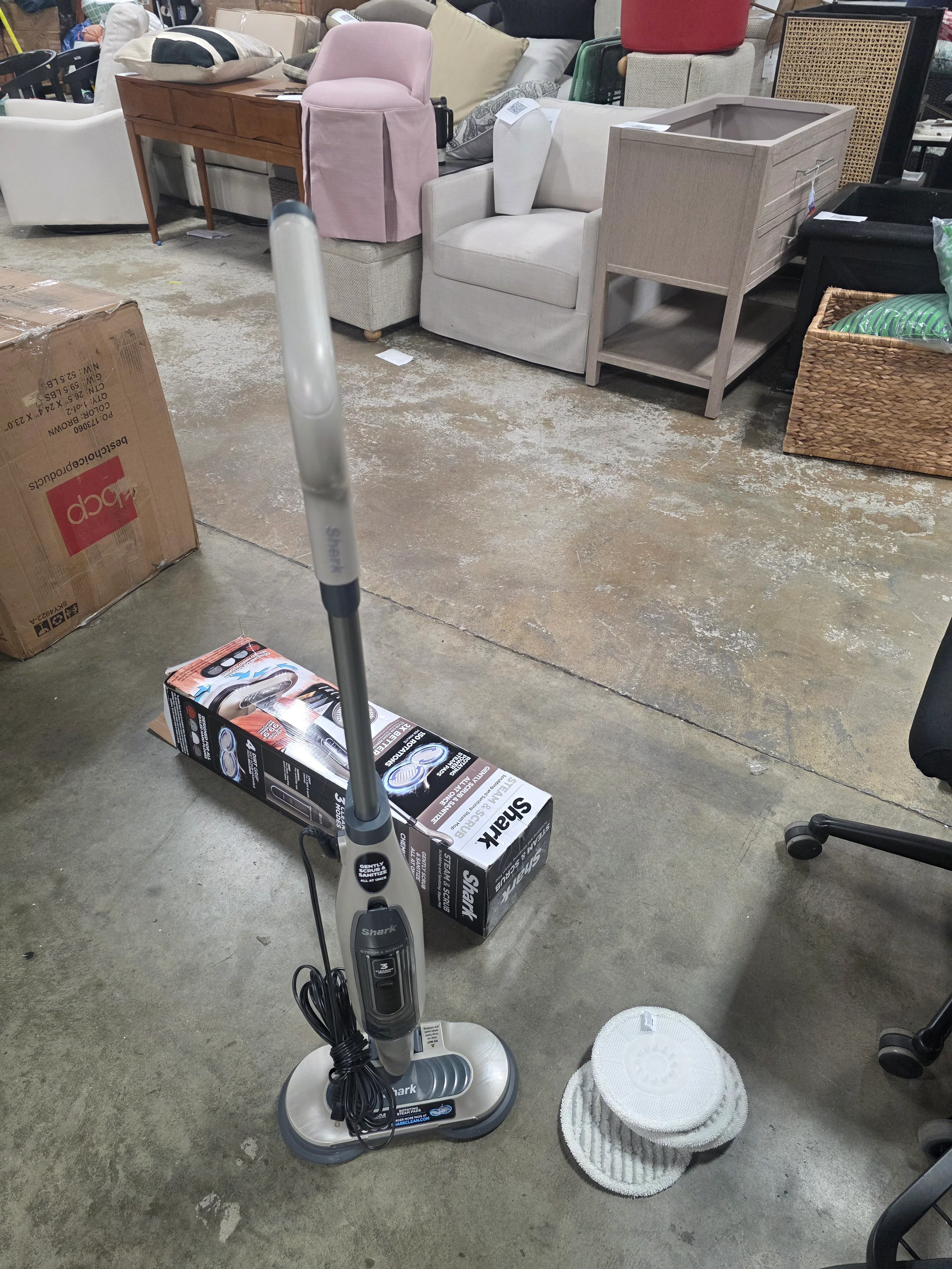 Steam & Scrub with Blaster Technology and Sanitizing Hard Floor Steam Mop - Image 6