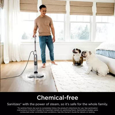 Steam & Scrub with Steam Blaster Technology Scrubbing and Sanitizing Hard Floor Steam Mop S8201 - Image 3