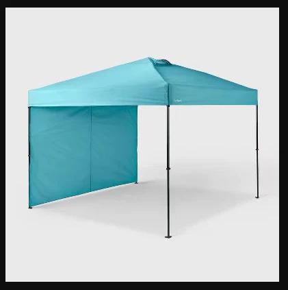 Steel Weekender Canopy with Wind Vent and Shade Wall