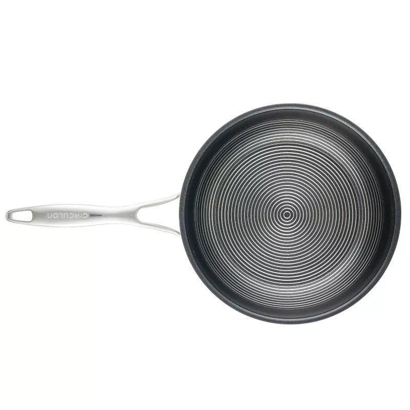 SteelShield C-Series 3pc Clad Tri-Ply Nonstick Chef Pan with Lid and Utensil Set - Image 2