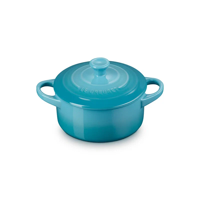 Stoneware Mini Round Cocotte with Lid Set of 3