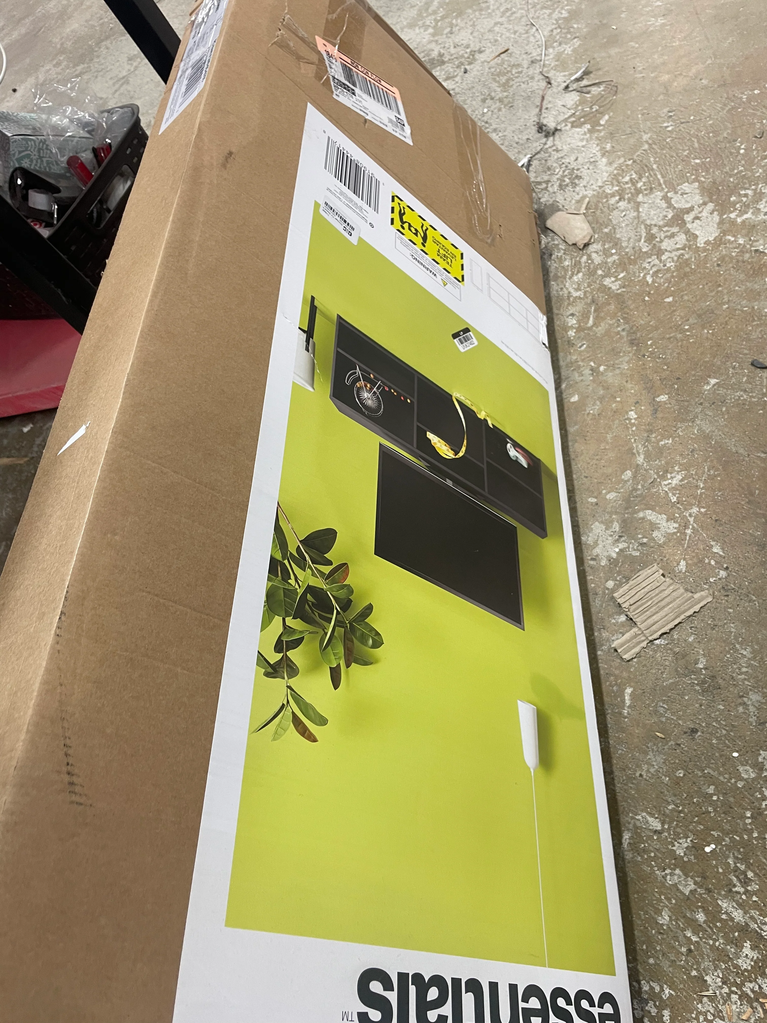 Storage TV Stand Black - Image 6
