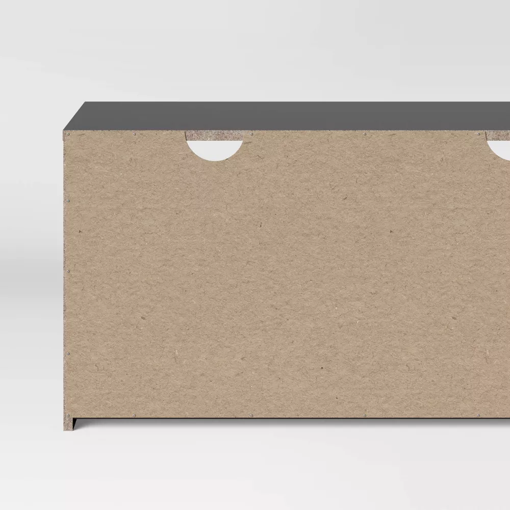 Storage TV Stand for TVs up to 70" Black - Image 3