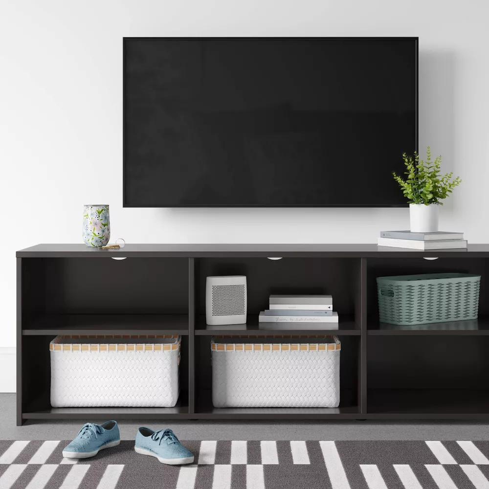 Storage TV Stand Black - Image 3