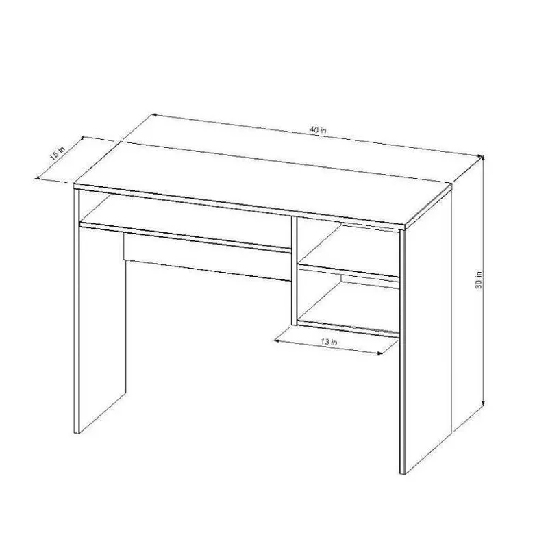 Student Writing Desk with Storage - Image 5