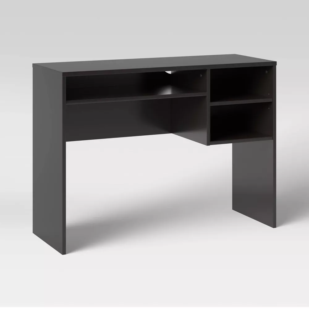 Student Writing Desk with Storage Black
