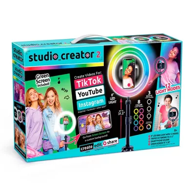Studio Creator Video Maker 2 - Creator Kit for Girls, DIY Art & Craft Activity, Includes Light - Image 4