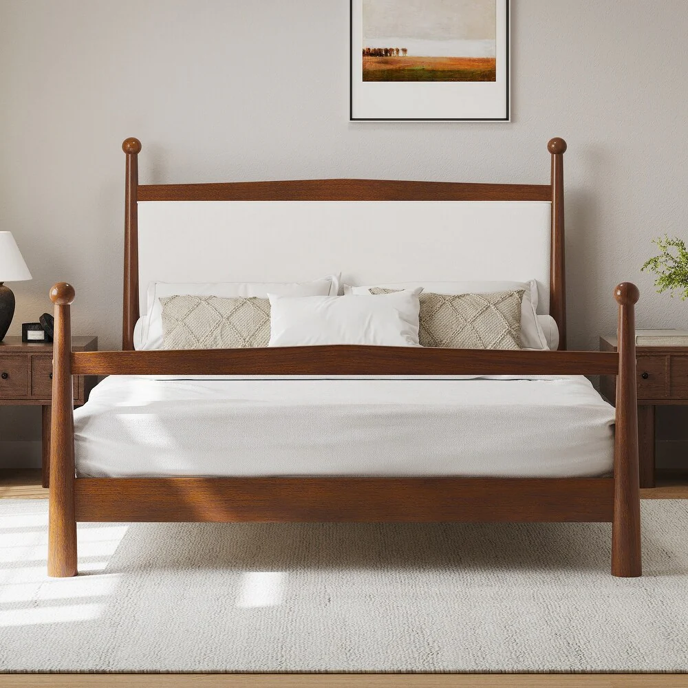 Mid-Century Modern Bed Queen