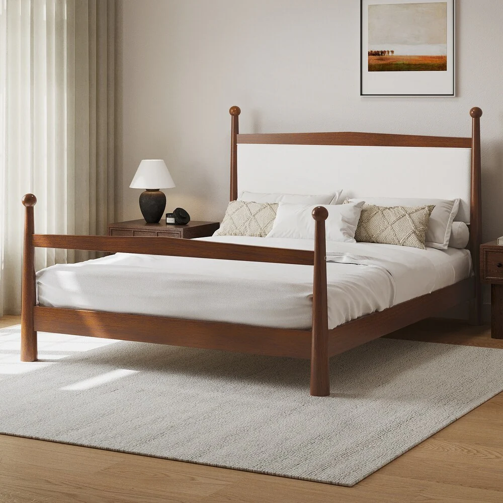 Mid-Century Modern Bed Queen - Image 5
