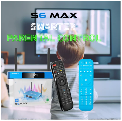 Super S6-Max-Box Voice Remote Control & Power supply - Image 4