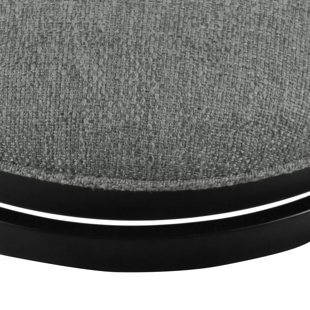 Swivel Counter Height Barstool with Metal Legs Charcoal - Image 4