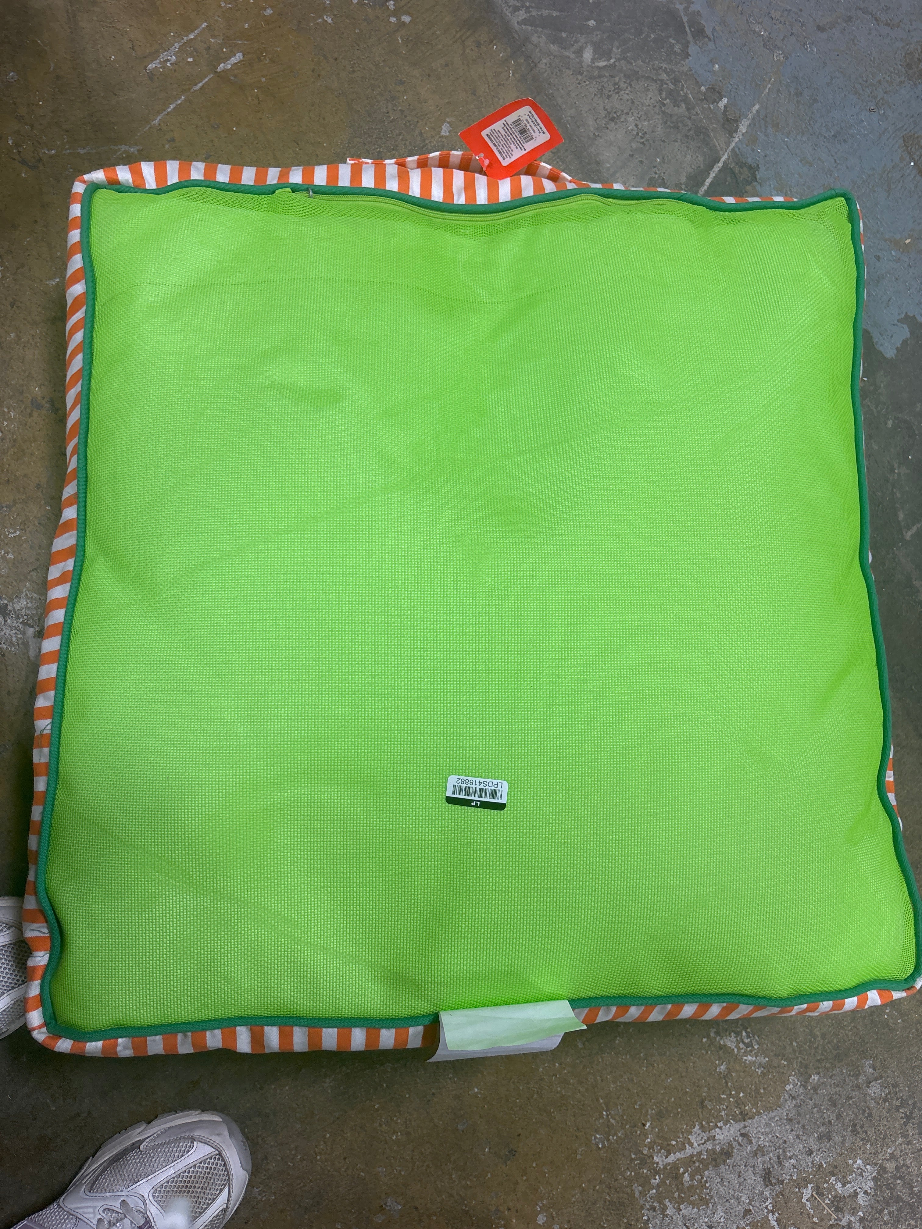 Tabitha Brown Floral Outdoor Large Floor Cushion SHOWROOM ITEM - Image 4