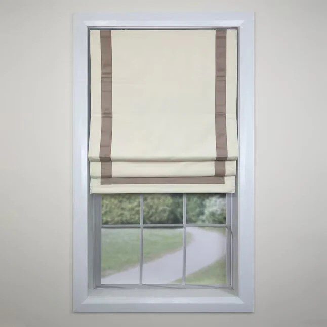 Taupe Room Darkening Blackout Cordless Roman shade - Image 5