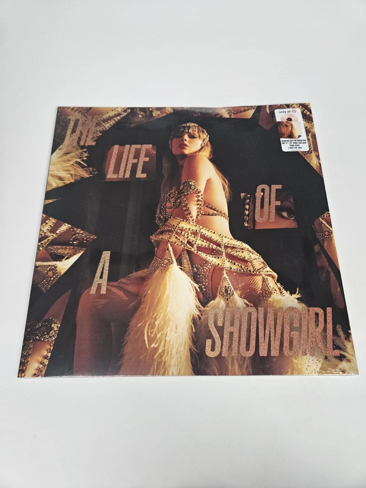 The Life of a Showgirl Vinyl Spritz Pink Shimmer
