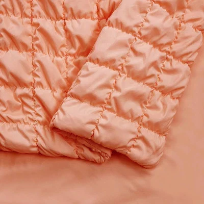 Teen Puffy Comforter Set Peach - Twin - Image 5