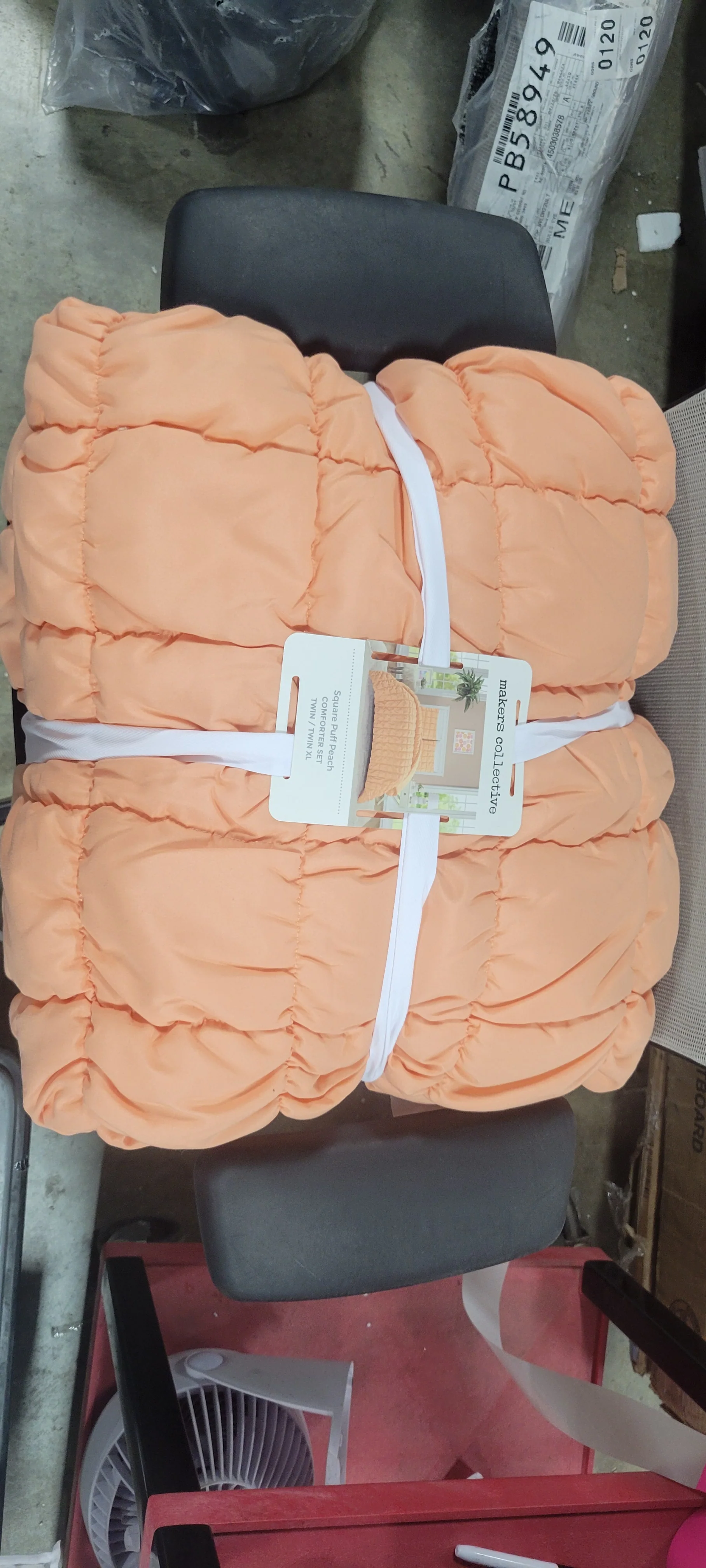 Teen Puffy Comforter Set Peach - Twin - Image 6