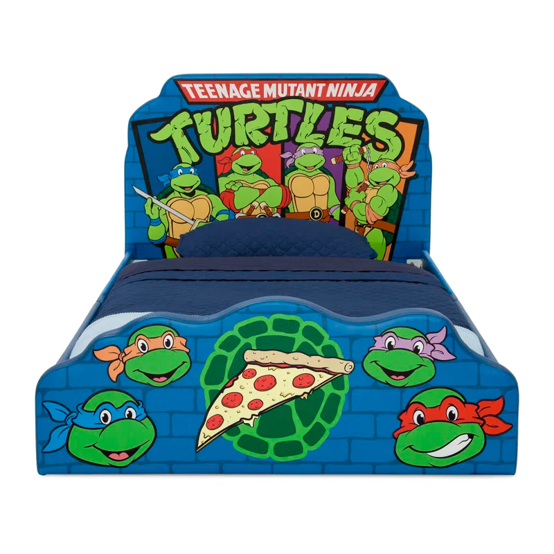 Teenage Mutant Ninja Turtles Upholstered Twin Bed
