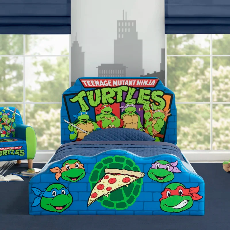 Teenage Mutant Ninja Turtles Upholstered Twin Bed - Image 2
