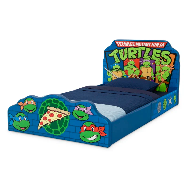 Teenage Mutant Ninja Turtles Upholstered Twin Bed - Image 4
