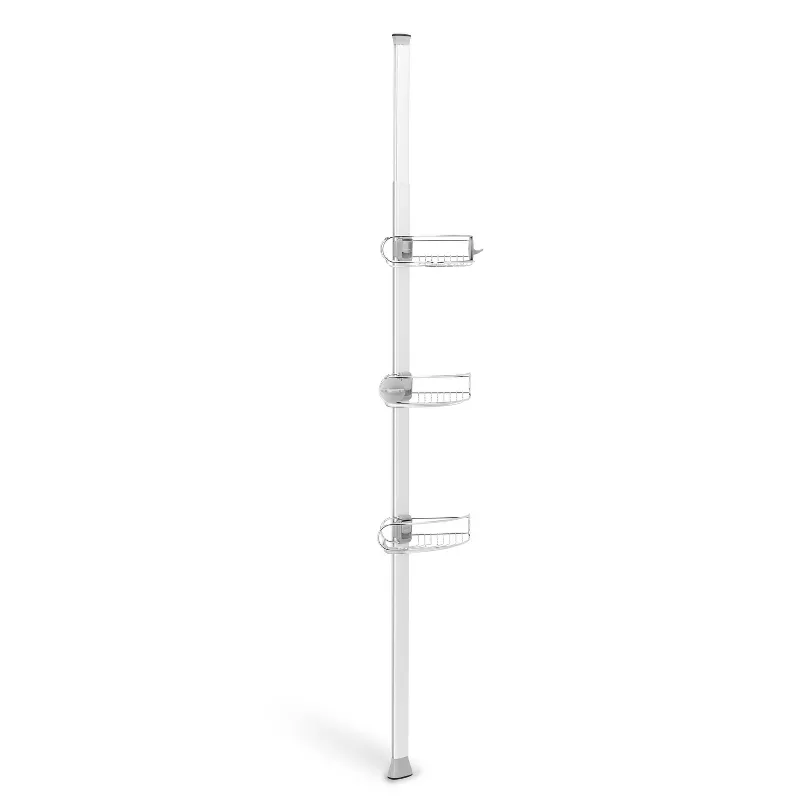 Tension Pole Shower Caddy - Stainless Steel/Anodized Aluminum - Image 2