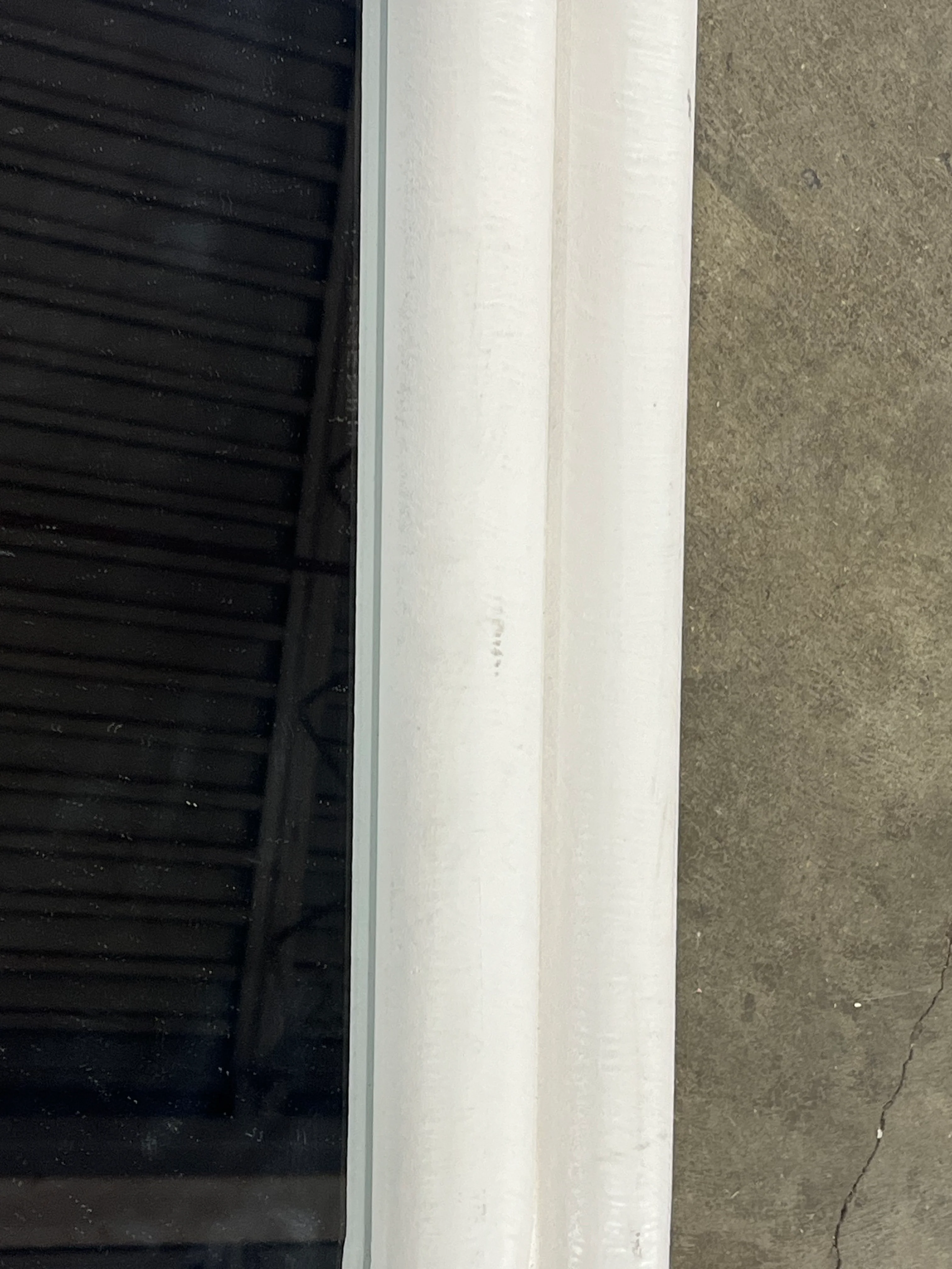 Textured Floor Mirror White - Image 6