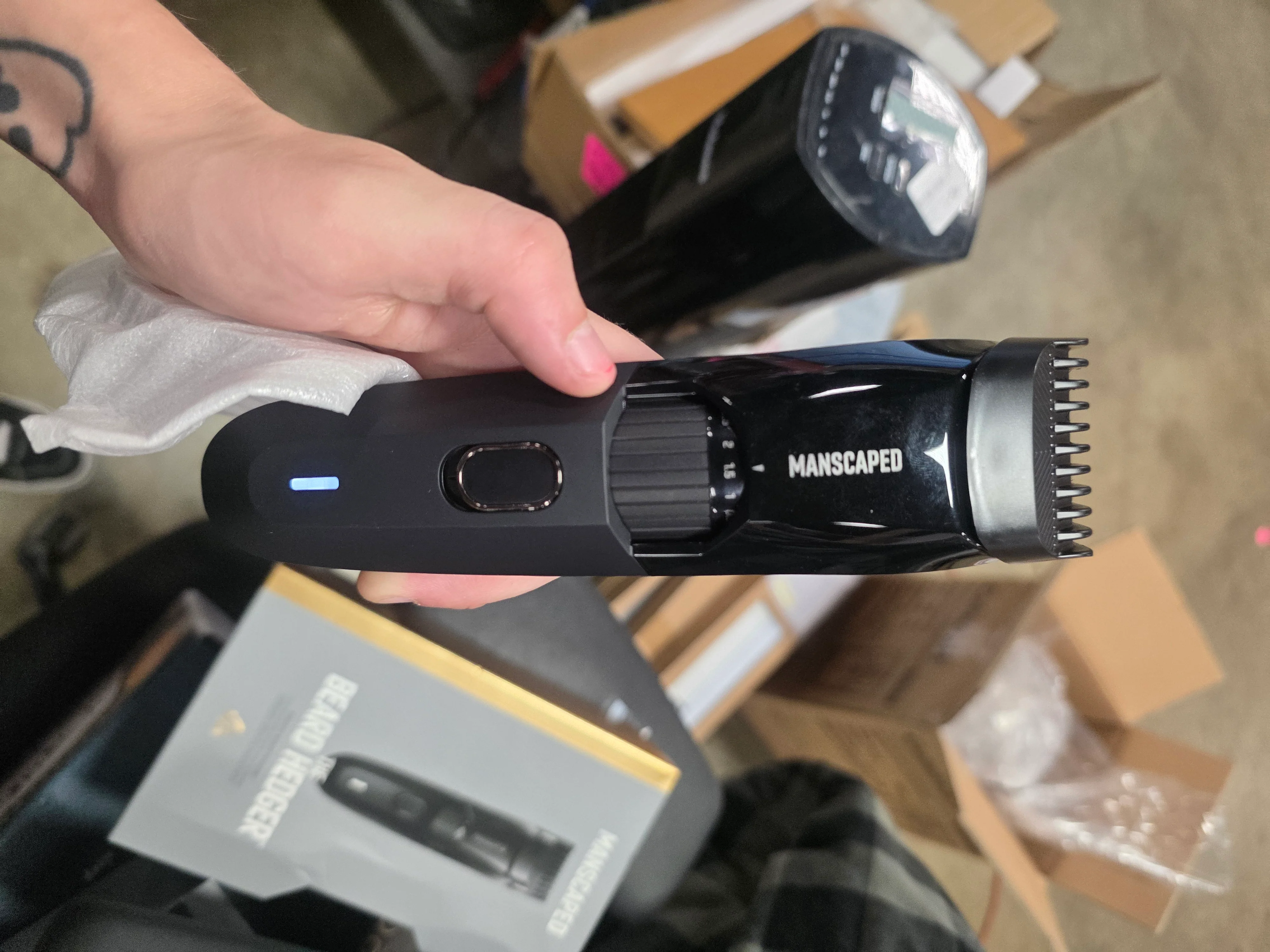 The Beard Hedger SkinSafe Cordless Beard Trimmer, Waterproof Clippers for Facial Hair Shaving - Image 8