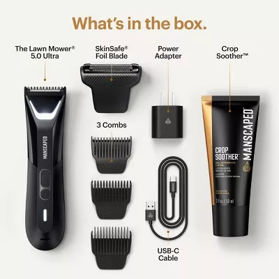 The Lawn Mower Ultra Essentials Kit, SkinSafe Electric Groin and Body Hair Trimmer - Image 3