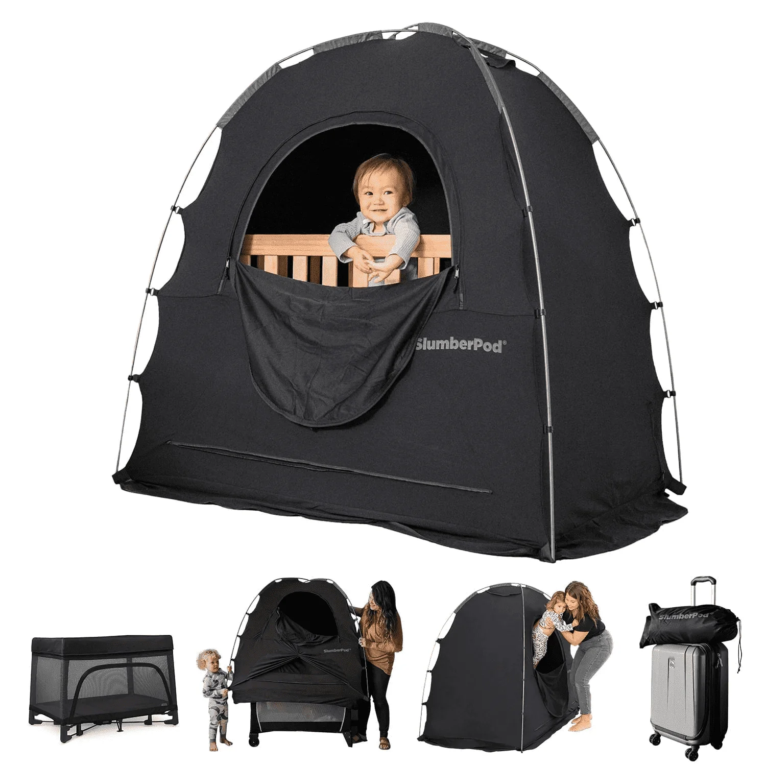 The Original Blackout Sleep Tent Travel Essential, Black