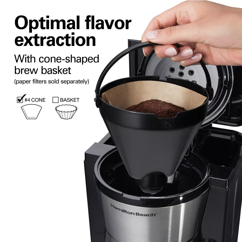 Thermal 10C Coffee Maker: Chrome Silver - Image 2