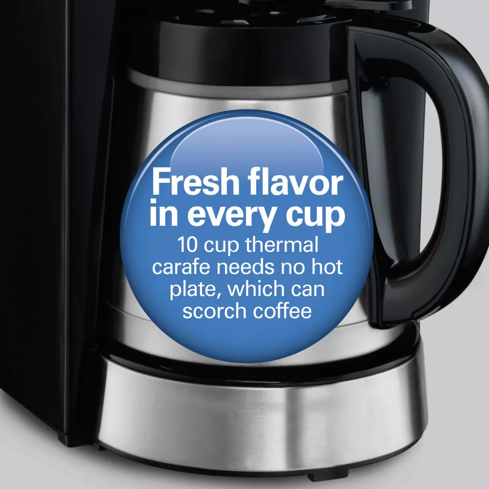 Thermal 10C Coffee Maker: Chrome Silver - Image 4