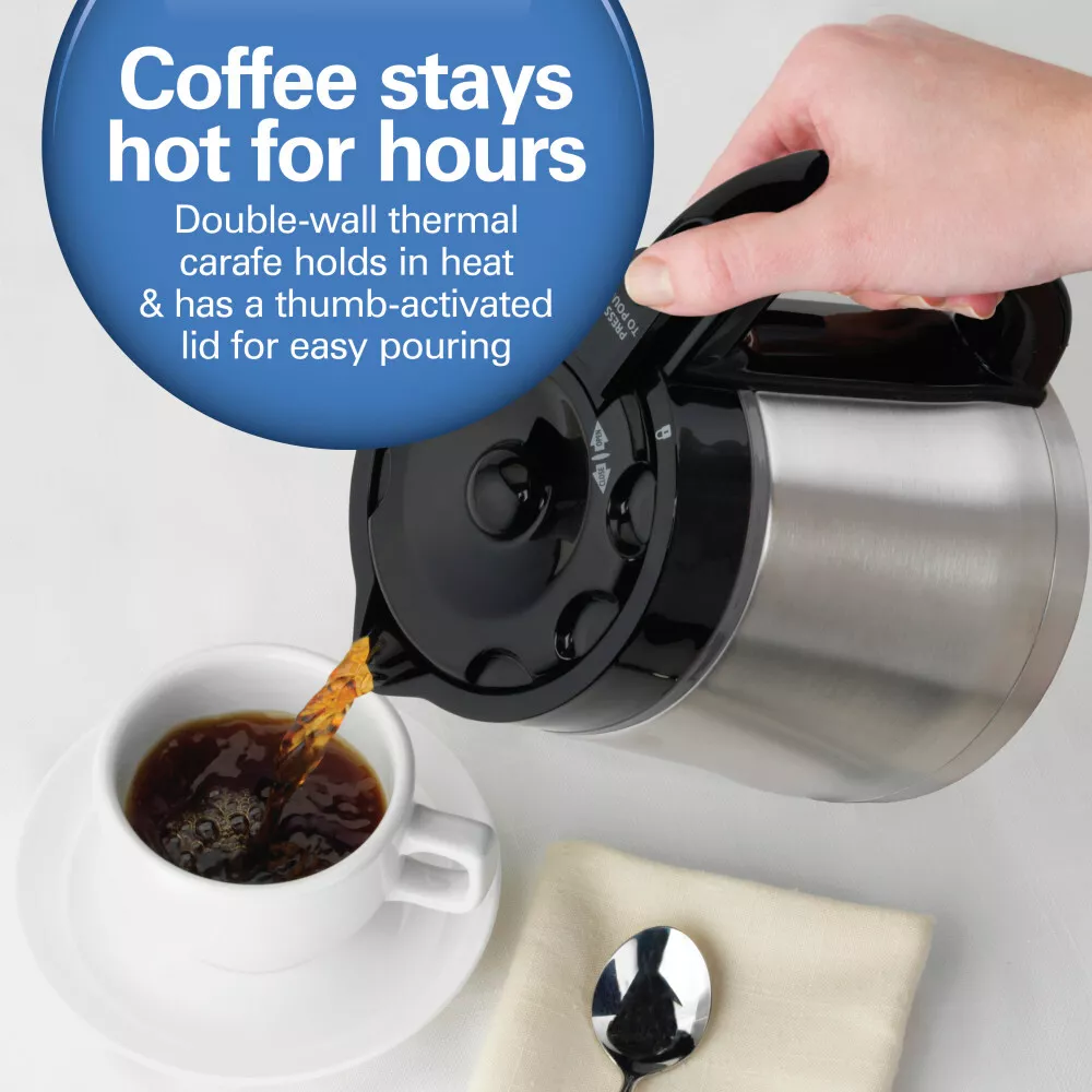 Thermal 10C Coffee Maker: Chrome Silver - Image 5