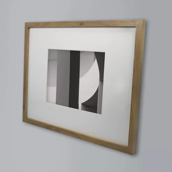 Thin Gallery Frame with Mat - Image 2