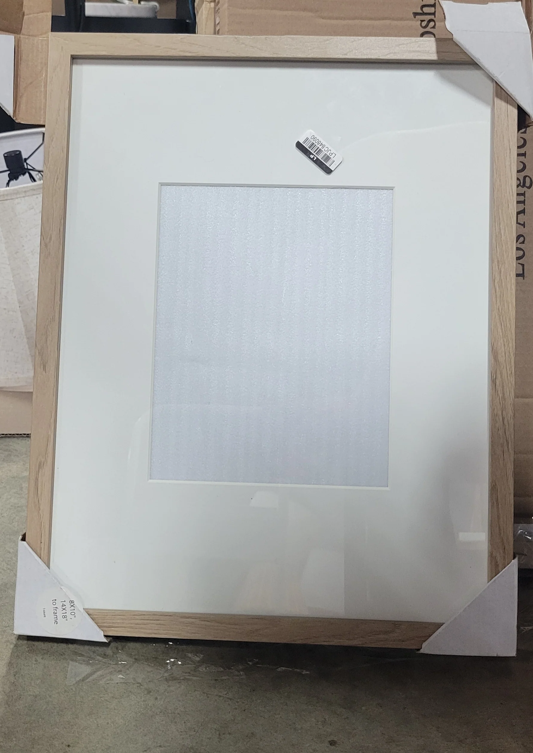 Thin Gallery Frame with Mat - Image 5