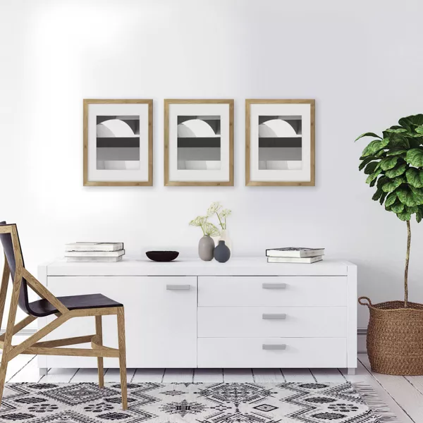 Thin Gallery Frame with Mat - Image 4