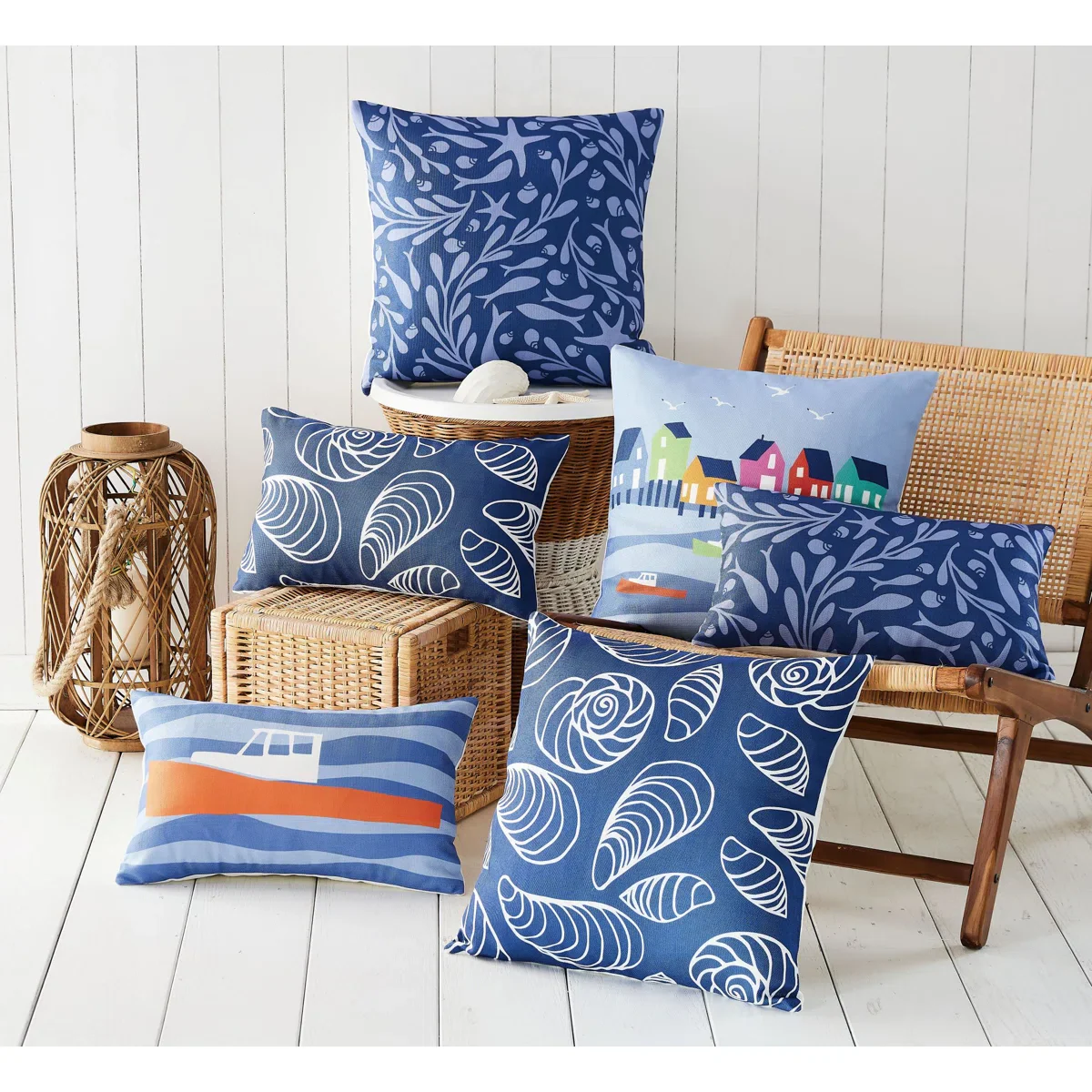 Tidepool Printed Pillow - Image 3