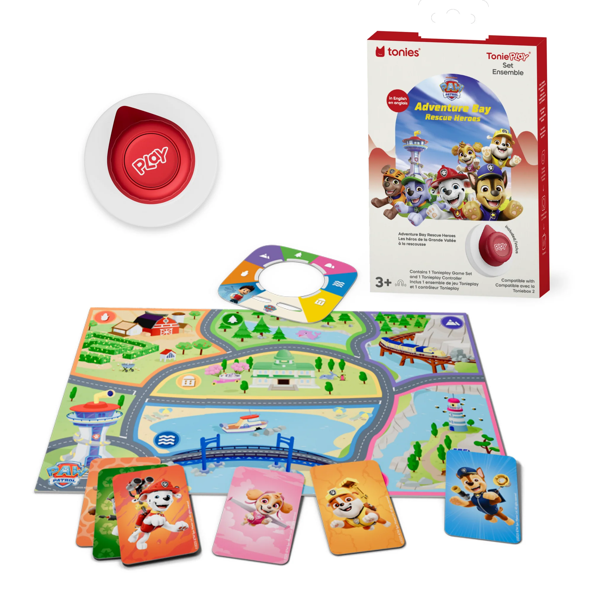 Tonies PAW Patrol - Adventure Bay Rescue Heroes Tonieplay Game Set