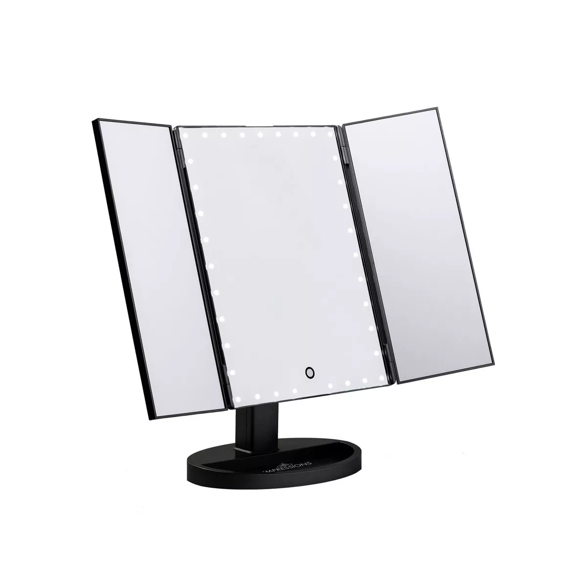 Touch Trifold XL Dimmable LED Makeup Mirror