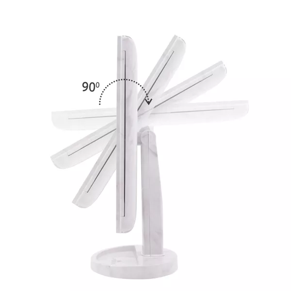Touch Trifold XL Dimmable LED Makeup Mirror - Image 4