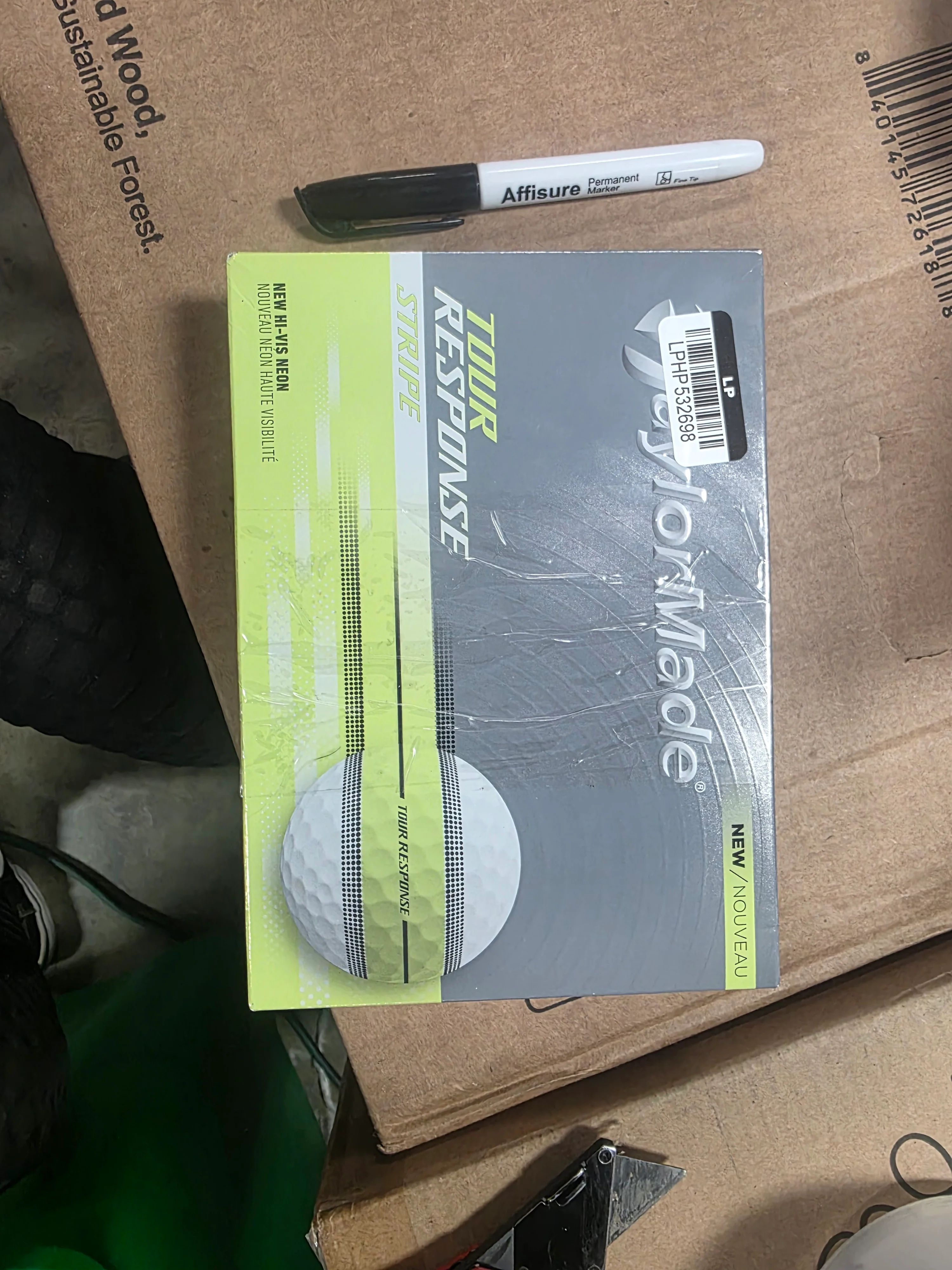 Tour Response Golf Balls 12bp - Stripe: Rubber Urethane Shell, All Ages - Image 4