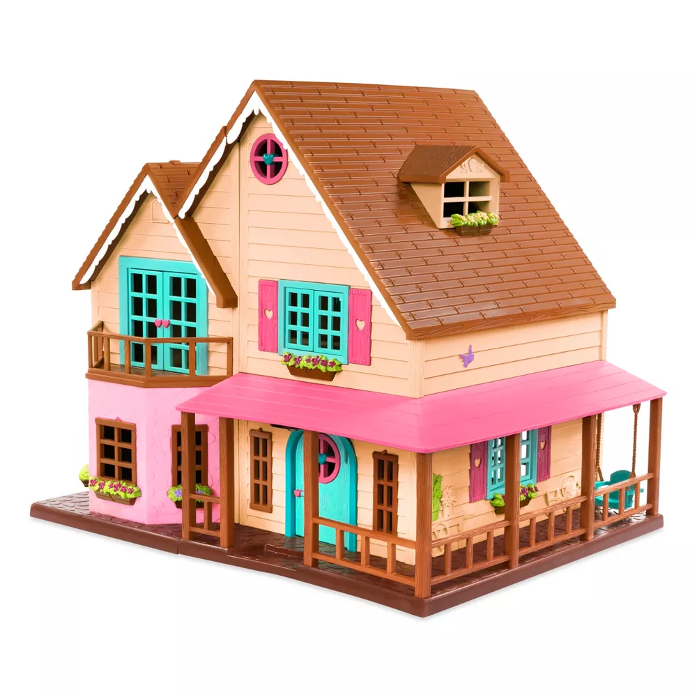 Toy House with Furniture 20pc - Honeysuckle Hillside Cottage: Dollhouse Playset - Image 4