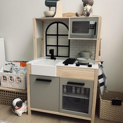 Toy Kitchen Wood Construction - Image 4