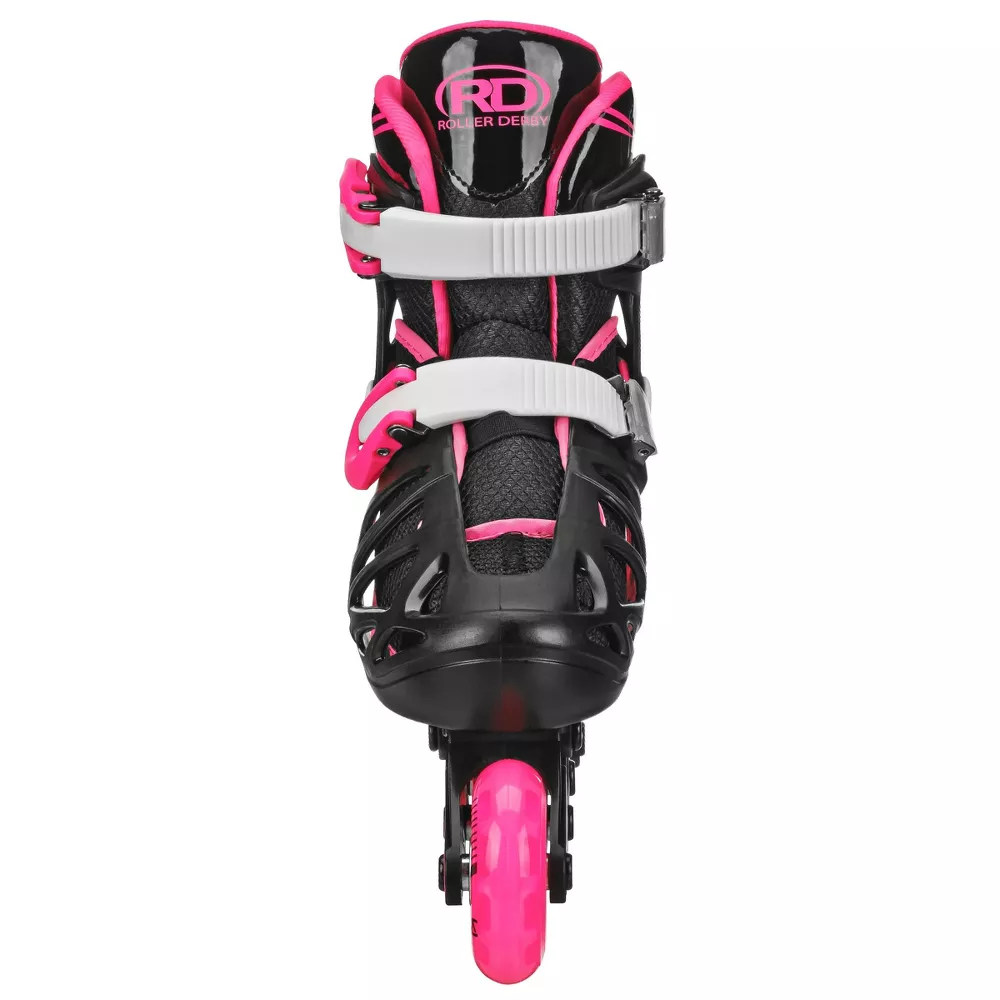 Tracer Adjustable Skates Black/Pink - Image 2