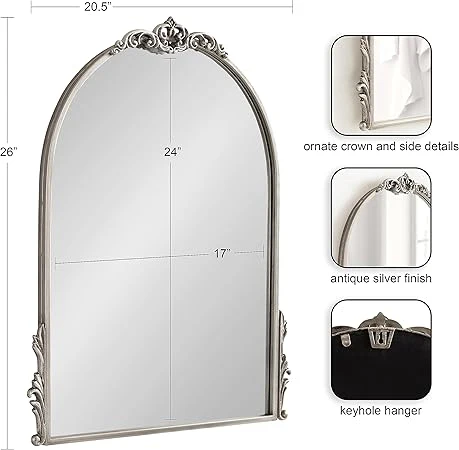 Traditional Arched Mirror - Image 5