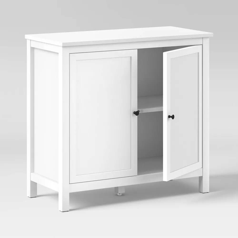 Traditional Multipurpose Storage Cabinet Multipurpose Classic White - Image 4