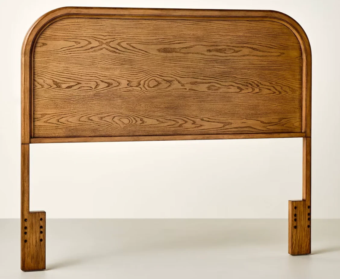 Traditional Wooden Headboard - Aged Oak - Hearth & Hand™ with Magnolia SHOWROOM ITEM